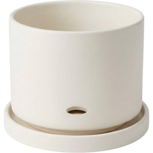 Slopt Matte Ceramic Planter Drainage Saucer 6 in