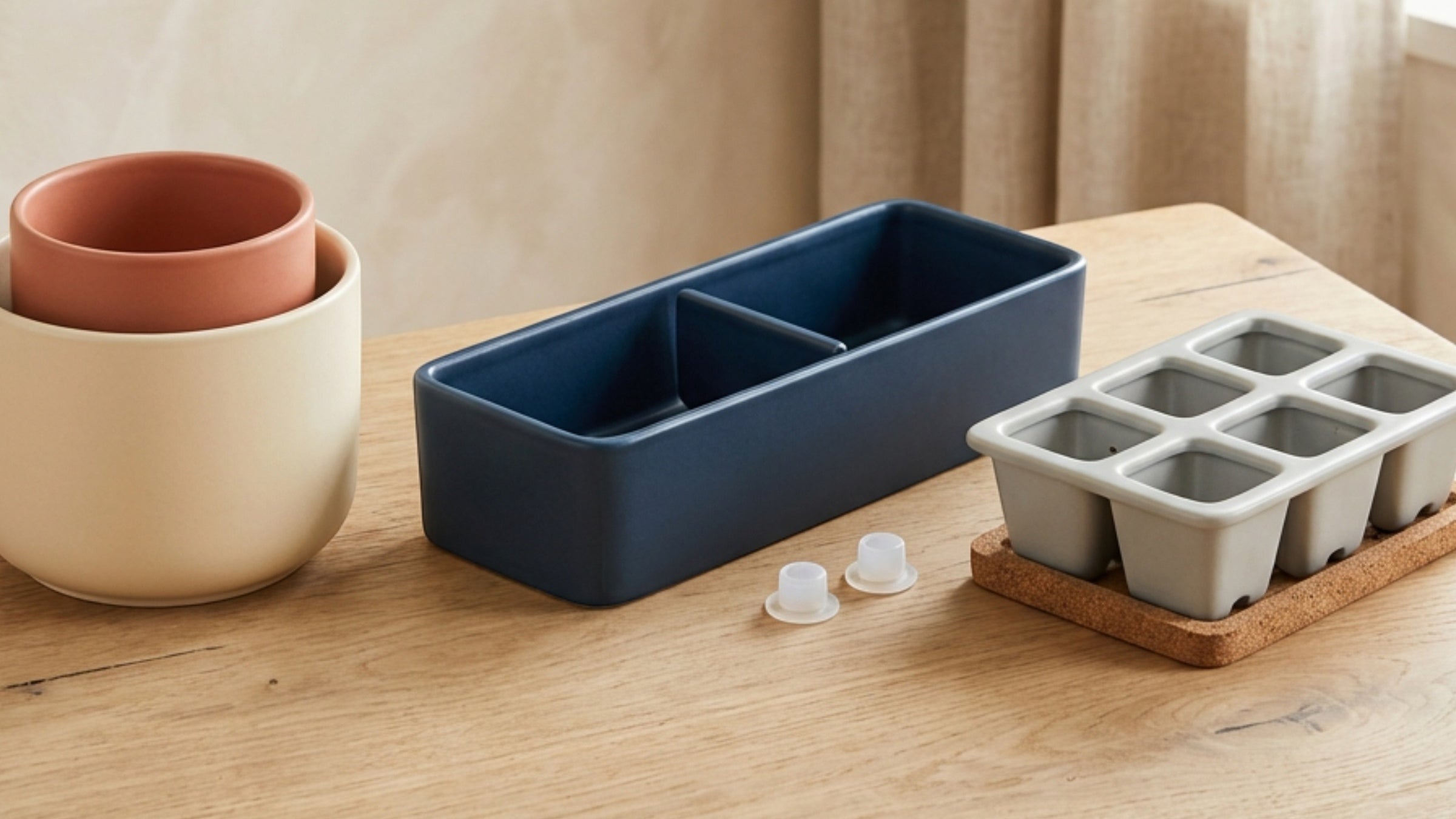 Slopt Ceramic Planters